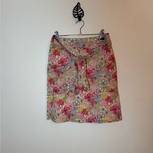 Brooks‎ Brothers Multicolor Floral Pencil Skirt